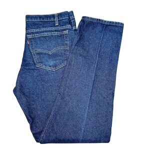 VTG Levis Made in Canada 505 Dark Wash‎ Jeans Sz 34x31 Creased